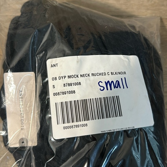 NWT! Black Daily Practice by Anthropologie Mock-Neck Ruched Midi Dress 🏀 - Picture 6 of 6